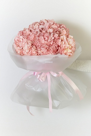 Букет 7 Гортензий розовых